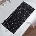 thumbnail image 1 of Alfombrilla para bañera LIUYMXG antideslizante 35x16 pulgadas negro, 1 of 5