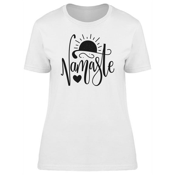 Hello To The Sun Namaste T-Shirt Women -Image by Shutterstock, Female Small