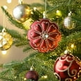 thumbnail image 6 of Christmas Ball Ornaments, 120ct Burgundy and Gold Shatterproof Christmas Tree Decorations Set, Luxury Hanging Ornaments for Xmas Trees Bulk Holiday Decor, 6 of 6