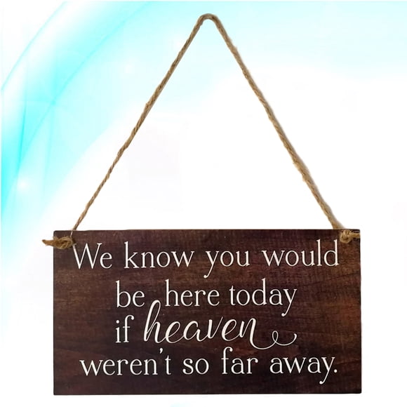 UPGRATOR Home Sign Wall Decor Wooden Hanging Plaque Decor 1Pack