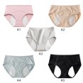 thumbnail image 6 of Girls Period Solid Color Cotton Panties for Teens Menstrual Leakproof Protective High Quality Briefs 80-160lb, 6 of 6