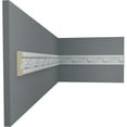 thumbnail image 5 of Ekena Millwork 1 1/2"H x 3/8"P x 94 1/2"L, (2 1/8" Repeat), Ribbon Chair Rail, 5 of 6