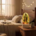 thumbnail image 6 of Yucurem 6.2" Our Lady of Guadalupe with LED Lamp, USB Powered Warm Light, Mary Prayer Night Light Decoration for Easter Mother's Day Birthday Party Gift, 6 of 8