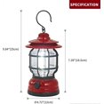 thumbnail image 2 of Vintage Camping Light LED 1000LM Rechargeable Portable Waterproof Emergency Lighting Outdoor Tent Hook, 2 of 5