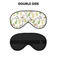 thumbnail image 2 of PAYOHTO Cute Cactuses Monkeys Giraffe Soft Sleep Mask Comfort Pure Silk Eye Cover for Travel Office Camping, 2 of 7