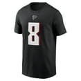 thumbnail image 2 of Men's Nike Kyle Pitts Black Atlanta Falcons Player Name & Number T-Shirt, 2 of 3