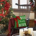 thumbnail image 5 of Nmdmisc Christmas Believe Noel Decorative Throw Pillow Covers 18x18,Xmas Ornament Jingle Bell Red Patio Outdoor Pillowcase,Joy Peace Love Snowflake Winter Holiday Cushion Case Home Decor, 5 of 6