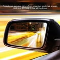 thumbnail image 2 of Qiilu Car Rainproof Rearview Mirror Sticker Anti-Fog Protective Film Rain Shield 175x200mm, Anti-Fog Rearview Mirror Film,Rearview Mirror Sticker, 2 of 8