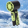 thumbnail image 4 of 4000mAh Handheld Fan, Portable Mini Fan Powerful Hand Fan USB Rechargeable Quiet for Travel Makeup Commmute Camping Hot Summer Days,Small Handheld Fan, 4 of 7