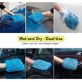 thumbnail image 3 of Car Wash Mitt 2 Pack - Large Size Microfiber Wash Mitt Car Cleaning Mitts Premium Chenille Car Washing Gloves Winter Waterproof Car Wash Rag Sponge Ki, 3 of 4