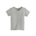 thumbnail image 4 of Burt's Bees Baby and Toddler Boys Solid V-Neck Organic Tees, 3-Pack, 4 of 10