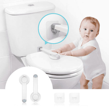 YIYI GUO Baby Safety Lock for Toilet Lid, White