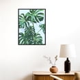 thumbnail image 5 of Moonow7 Tropical Botanical Wall Art Print, Vibrant Monstera Leaves Poster, Nature Decoration for Living Room, Bedroom, Office, Boho Botanical Home Aesthetic, Unframed Size 45x60 cm / 18x24″, 5 of 14