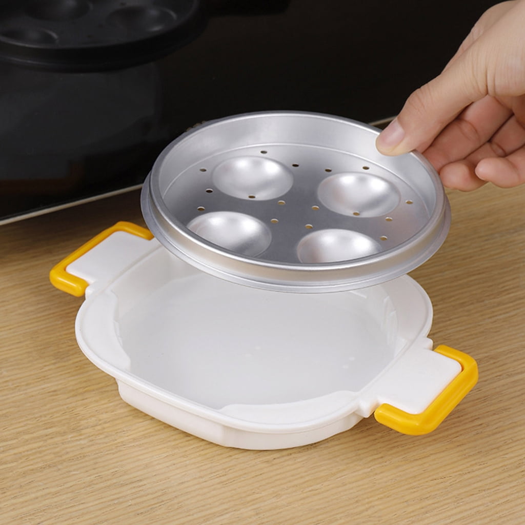 Geemin Microwave Eggs Boiler, Boiled Eggs Poachers Eggs Cooker Microwave Boiled Eggs Maker