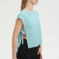 thumbnail image 5 of Fewfanhot Women's Side Tie Sleeveless Tank Top, Round Neck Casual Summer Blouse, Loose Fit Open Side Cami, S-3XL, 5 of 8