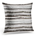 thumbnail image 1 of BOSDECO Boho Black Geo Geometric Stripes Lines Pattern Hand Draw Dots Sketches Folk Design White Abstract Pillowcase Pillow Cover Cushion Case 20x20 inch, 1 of 1