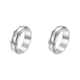 thumbnail image 4 of Minnieouse Anillo ligero portátil de moda anillos de dedo impermeable tamaño pequeño joyería hombres regalo adulto cumpleaños Festival 9 9 color acero 2piezas, 4 of 6