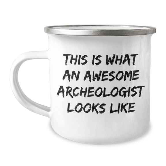 Archeologist Gifts from Men - This Is What An Awesome Archeologist Looks Like, Funny Camping Mug for Father's Day Unique Gifts