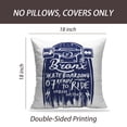 thumbnail image 2 of LALILO Throw Pillow Covers Skateboard With Lettering Shirt Cushion Cover 18" x 18", 2 Pack, 2 of 6