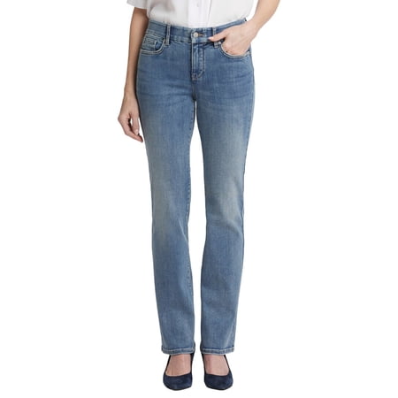 NYDJ womens Marilyn Indigo Stream Straight Leg Jean s