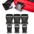 thumbnail image 4 of Hebilla de plástico hebilla de liberación lateral accesorios de equipaje de hardware resistente 6 uds para cinturones de seguridad para cinturones ANGGREK Otros, 4 of 8