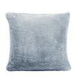 thumbnail image 4 of Home Soft Things Faux Fur Throw Pillow Cover 4 Piece Set-Dusty Blue - 20" x 20", 4 of 9