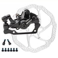 thumbnail image 1 of Hydraulic Disc Brake Set for Mountain & Folding Bikes, High-Sensitivity Front & Rear System, Easy Mount Aluminum Alloy Bicycle Brakes, Black 1-Set, 1 of 8