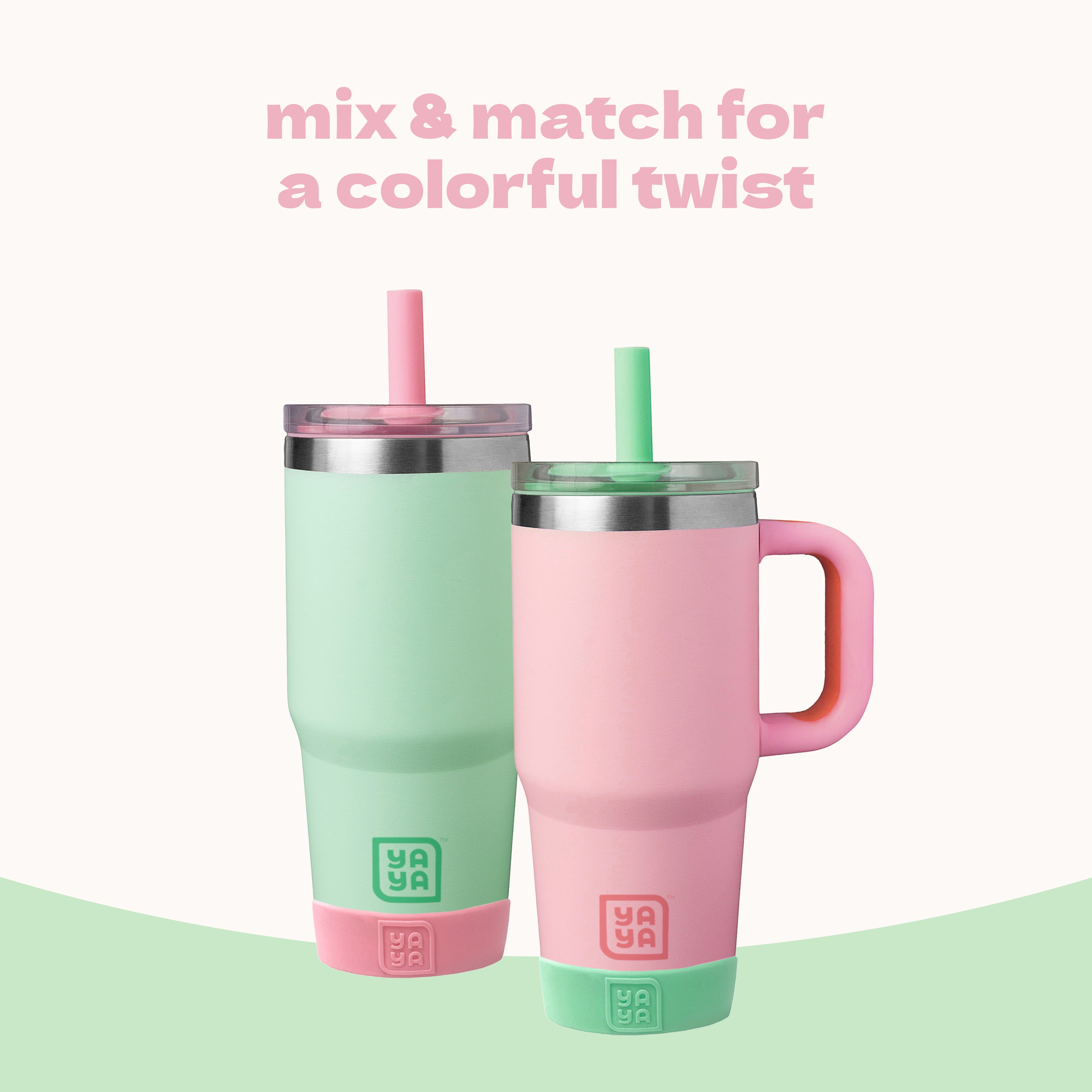 YAYA My First Travel Tumbler Replacement Accessories for Toddlers, Purple