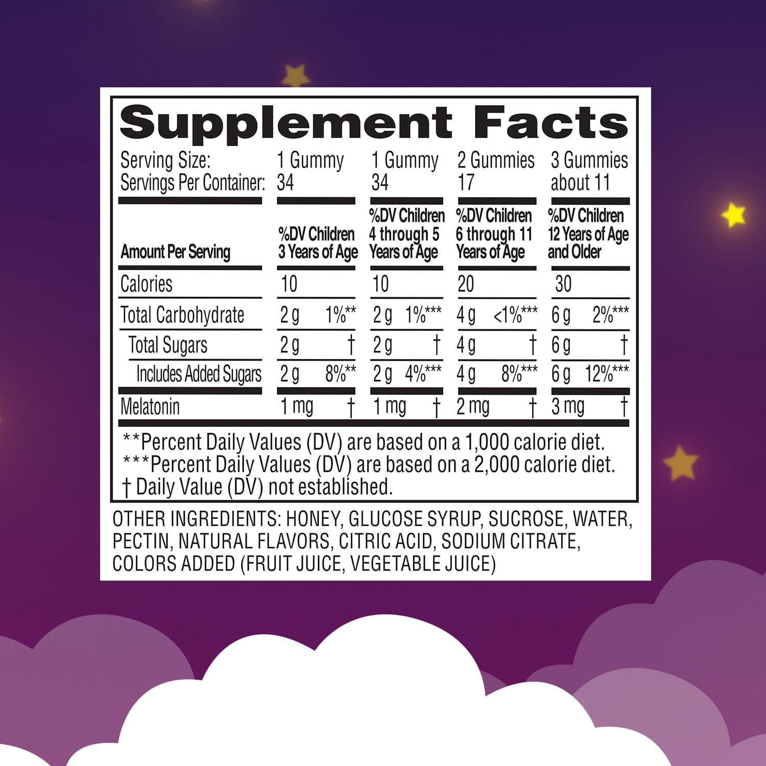 (2 pack) Zarbee’s Children's Sleep Gummies with Melatonin, Natural Berry, 34 Count