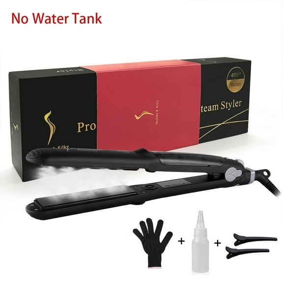 Hair Straightener Professional Steam Flat Iron Ceramic Tourmaline 450F Fast Straightening Curler Vapor Hair Styling Tool