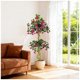 thumbnail image 2 of 5-foot artificial bougainvillea tree, 150cm de altura, realistic faux tree in pot con flowers y leaves - ideal para para indoor home, oficina, sala de estar, y balcony decor, 2 of 7