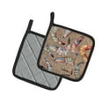 thumbnail image 2 of Carolines Treasures 8738PTHD Shrimp Pair of Pot Holders, 7.5HX7.5W, multicolor, 2 of 2