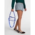 thumbnail image 2 of No Boundaries Women's Game Day Clear Mini Shoulder Bag, Cobalt, 2 of 4