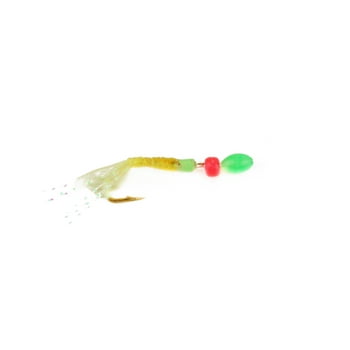 Ahi USA Glow Hook Speckled Shrimp Sabiki Bait Fishing Rigs #4