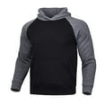thumbnail image 2 of Winter Black Men'S Sport Wear Tracksuit Clothes Outfits Set Sweatshirt+Long Sweatpants, 2 of 4