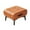 orange, variant on Elodie Foot Rest Non Skid Nordic Leather Footstool for Living Room Bedroom Bedside orange