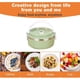 thumbnail image 3 of Para comida caliente, almuerzo térmico, apilable, comida caliente, aislado, acero inoxidable, redondo, recipientes herméticos para comida, verde, 3 of 8