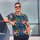 thumbnail image 4 of Fotbe Undersea Animals Camiseta Polo de Golf para Hombre con Estampado – Camisa Deportiva Transpirable con Cuello Abotonado-Small, 4 of 6