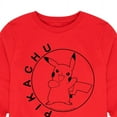 thumbnail image 3 of Pokémon - Happy Pikachu - Youth Long Sleeve Graphic T- Shirt, 3 of 5
