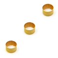 thumbnail image 1 of bedienty Knitting Rings Finger for Protection Thimble Adjustable Sewing Loop Specially-designed Crochet Tools for Home Yarn Crafts Normal Gold Ring 3Set, 1 of 6