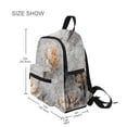 thumbnail image 3 of FORMRS School Backpack with Front Zippered Pocket 12" Student Travel Daypack, Beautiful Floral, 3 of 6