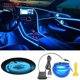 thumbnail image 2 of 5M Interior Del Coche Led Lámpara Decorativa EL Cableado Tira De Neón Para Auto DIY Flexible Luz Ambiental USB Fiesta Ambiente Diodo, 2 of 4