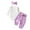 Light Purple, variant on Glisme Baby Girl Outfits Knitting Ruffles Bodysuit Jumpsuit Long Pants Headband Long Sleeve Romper Set Popular Girls Clothing Light Purple Size 18-24 Months
