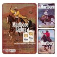 thumbnail image 1 of Kit de pintura rectangular con placa de metal vintage Iron Marlboro Cowboy 20x30cm 3 piezas, 1 of 9
