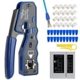thumbnail image 1 of Kit de herramientas de crimpado YWNEGWE RJ45 Pass Through Ethernet Cat6, 1 of 7