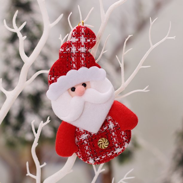 1/3PC Christmas Tree Decoration Accessories Deer Santa Claus Xmas Hanging Ornaments Party Decor for Home Winter Holiday Decor