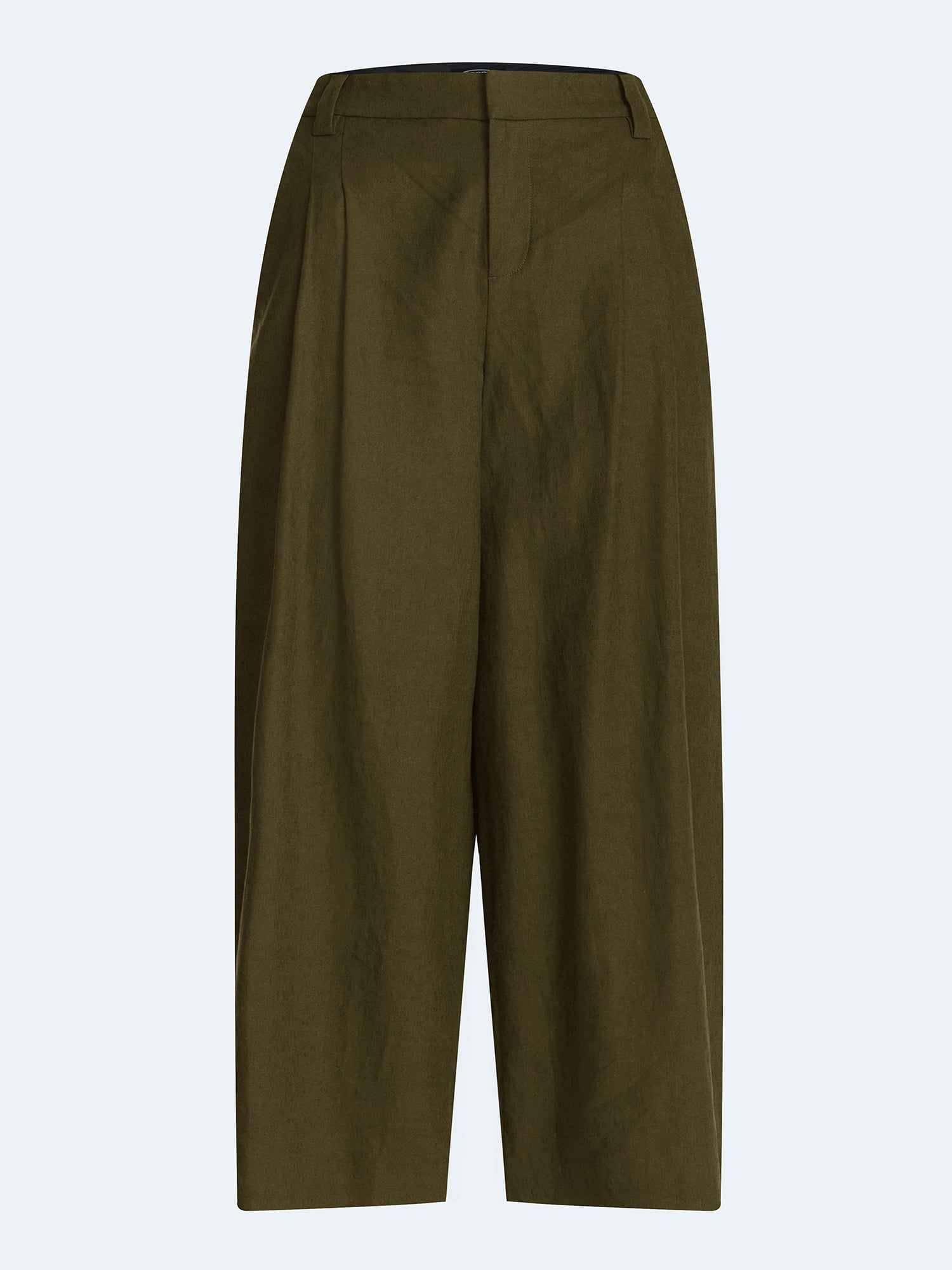 Scoop Women’s Pleated Barrel Pants, 25'' Inseam, Sizes 0-26W