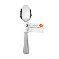 thumbnail image 3 of Mainstays 3-Piece Lace Pattern Dinner Spoons Silver, Adult Spoons, 3 of 9
