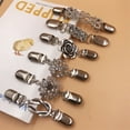 thumbnail image 3 of Six piece set Clip Dresses Cardigan Collar Clip sliver Flower Clip make you more elegant and charming, 3 of 5