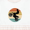 thumbnail image 4 of Inktastic Dirt Biking Motocross Retro Girls Baby Dress, 4 of 5
